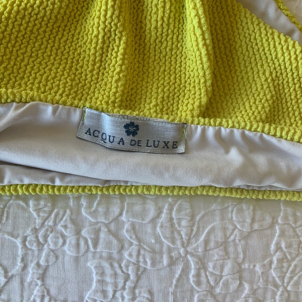 Solid & Striped Yellow Bikini Set - image 5